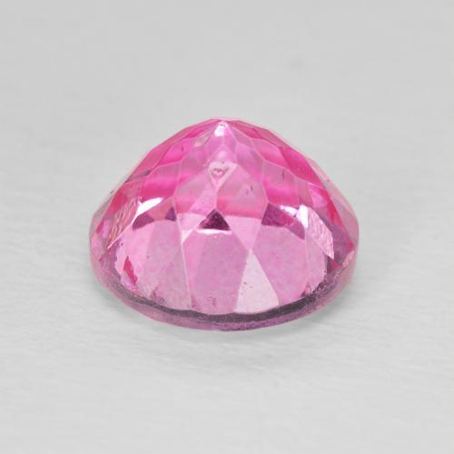 9,17 ctw natürlicher Medium Dark-Pink Topas, Runden, VVS-VS