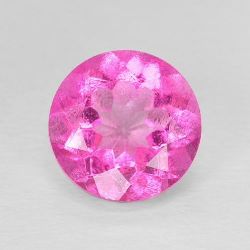 3.31ct Natürlicher Mittelrosa Topas, Runden, VVS-VS