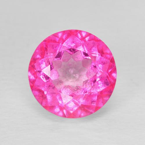 4.03ct Natürlicher Dunkelpink Topas, Runden, VVS-VS
