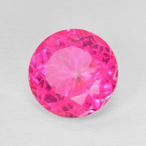 9,17 ctw natürlicher pink Topas, Runden, VVS