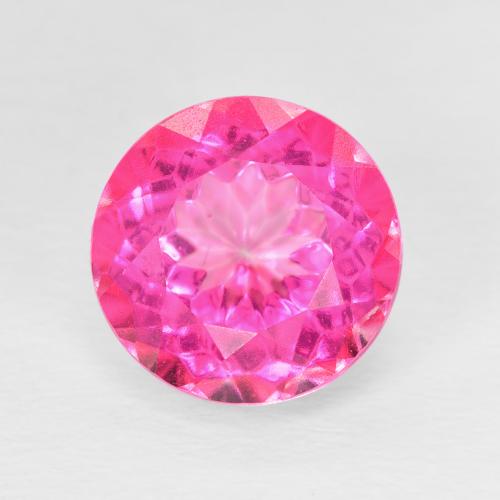 9,17 ctw natürlicher Tiefes Magenta Topas, Runden, VVS
