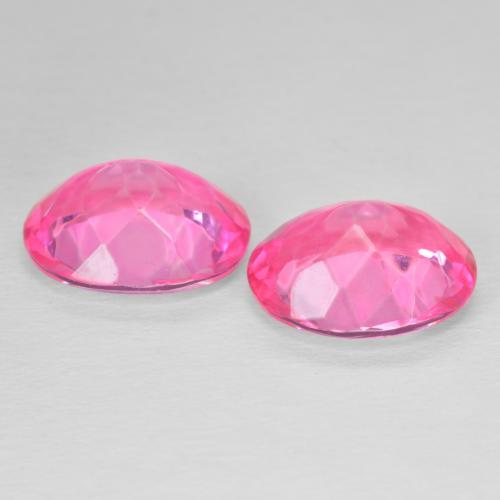10.97 ct natürliche Tiefes Magenta Topas-Edelsteine, Oval, VVS-VS