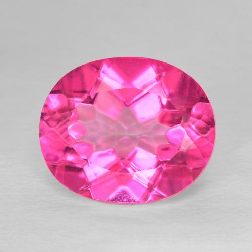 5.71ct Natürlicher pink Topas, Oval, VVS-VS