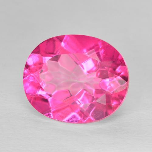 9,17 ctw natürlicher pink Topas, Oval, VVS-VS