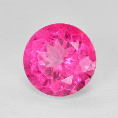 9,17 ctw natürlicher pink Topas, Runden, VVS