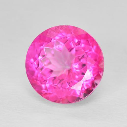 9,17 ctw natürlicher pink Topas, Runden, VVS