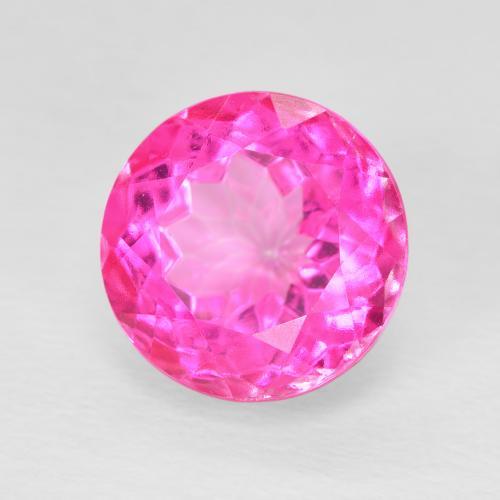 9,17 ctw natürlicher Tiefes Magenta Topas, Runden, VVS