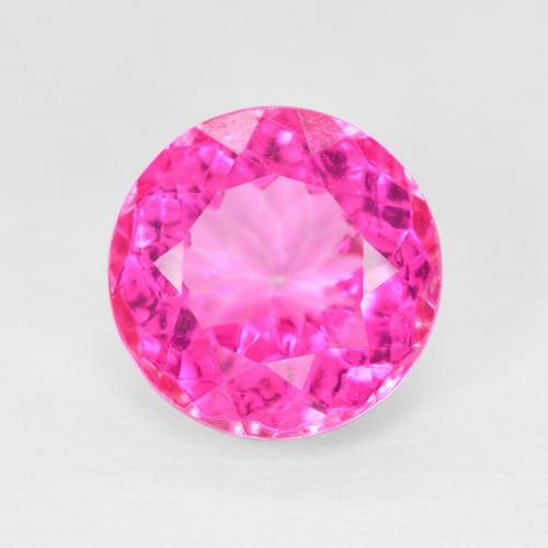 6.32ct Natürlicher pink Topas, Runden, VVS