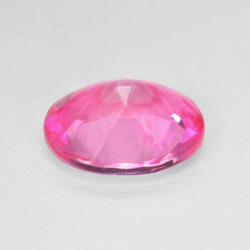 9,17 ctw natürlicher Tiefes Magenta Topas, Oval, VVS-VS