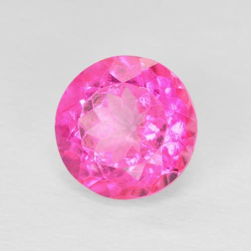 9,17 ctw natürlicher Tiefes Magenta Topas, Runden, VVS-VS
