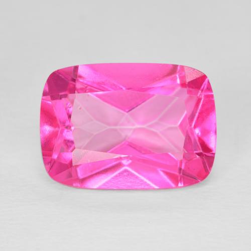 8.67ct Natürlicher Tiefes Magenta Topas, Kissen, VVS-VS