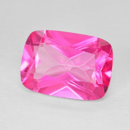 9,17 ctw natürlicher Tiefes Magenta Topas, Kissen, VVS-VS