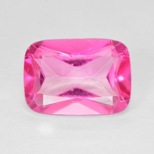 8.79ct Natürlicher pink Topas, Kissen, VVS-VS