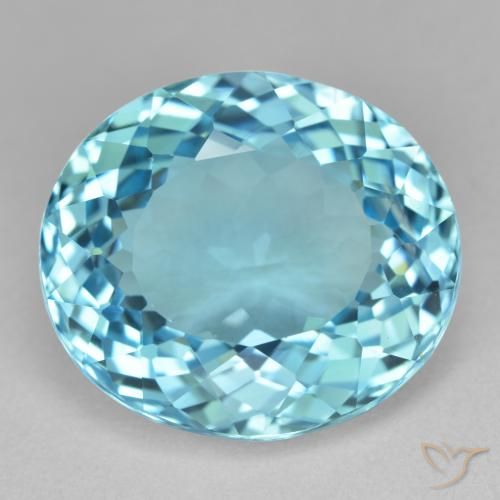 26.41ct Natürlicher Swiss Blue Topas, Oval, VS