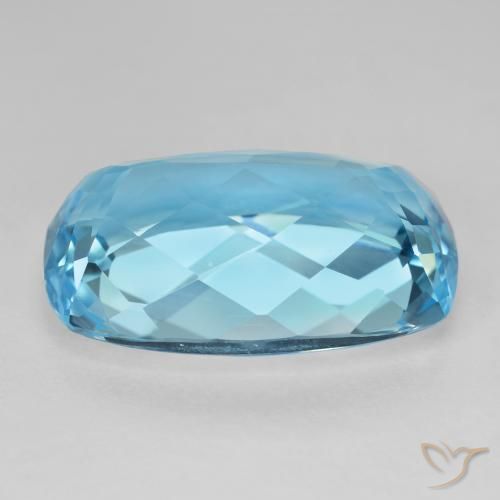 9,17 ctw natürlicher Swiss Blue Topas, Kissen, VVS