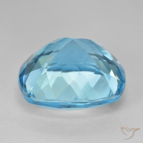 9,17 ctw natürlicher Swiss Blue Topas, Kissen, VVS-VS