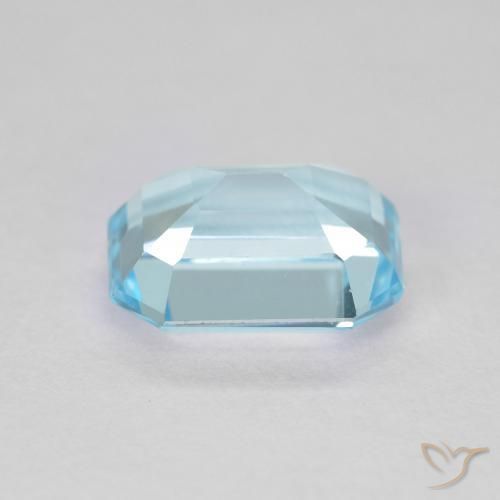 9,17 ctw natürlicher Swiss Blue Topas, Oktagonschliff, VVS-VS