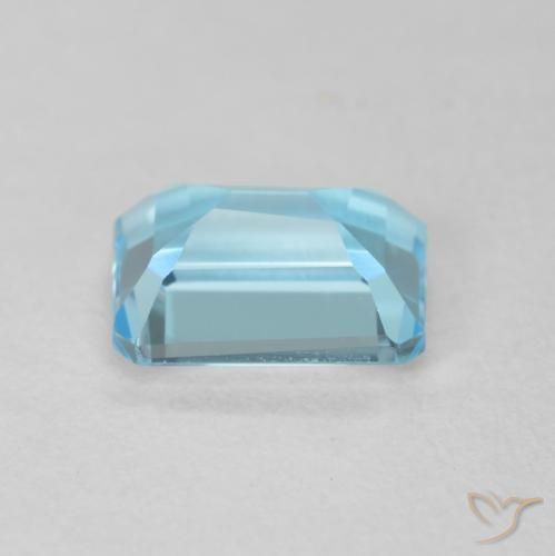 9,17 ctw natürlicher Swiss Blue Topas, Oktagonschliff, VVS