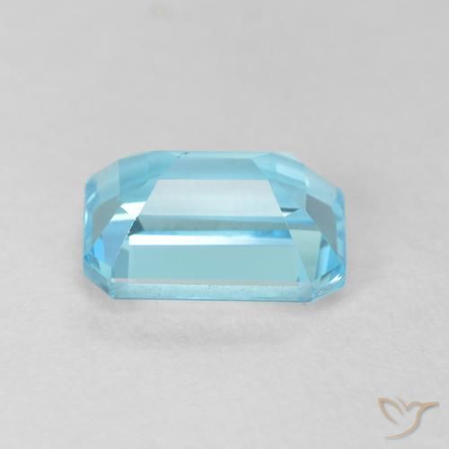 9,17 ctw natürlicher Swiss Blue Topas, Oktagonschliff, VVS