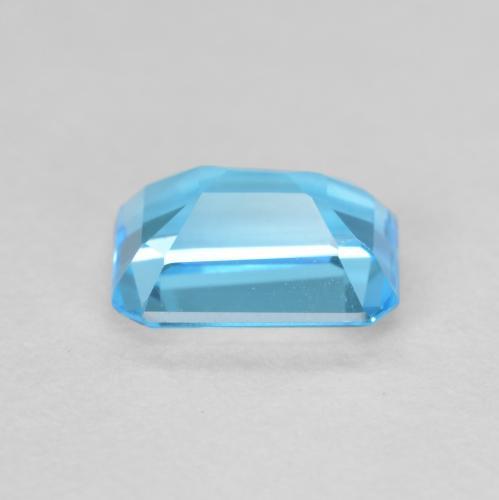 9,17 ctw natürlicher Swiss Blue Topas, Oktagonschliff, VVS-VS