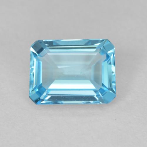 1.99ct Natürlicher Swiss Blue Topas, Smaragdschliff, VVS-VS