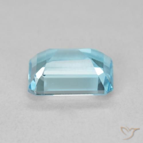 9,17 ctw natürlicher Swiss Blue Topas, Oktagonschliff, VVS