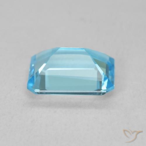 9,17 ctw natürlicher Swiss Blue Topas, Oktagonschliff, VVS-VS
