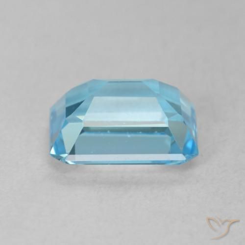 9,17 ctw natürlicher Swiss Blue Topas, Oktagonschliff, VVS-VS
