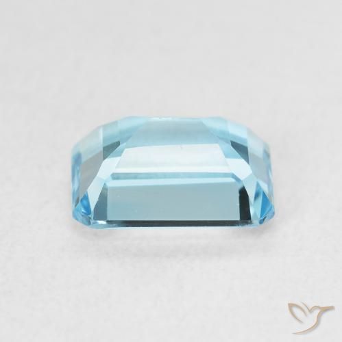 9,17 ctw natürlicher Swiss Blue Topas, Oktagonschliff, VVS