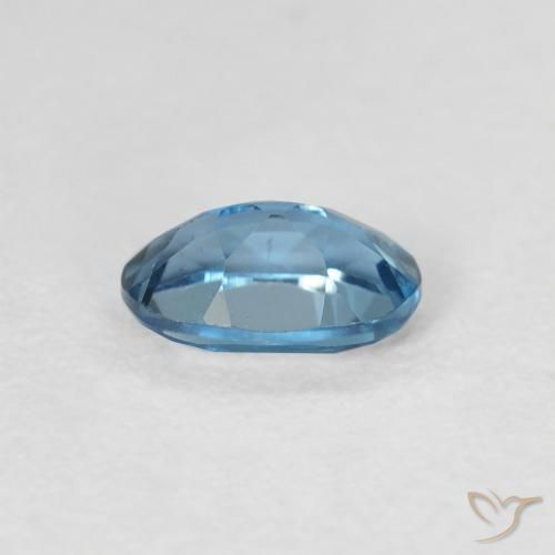 9,17 ctw natürlicher London Blau Topas, Oval, VVS-VS