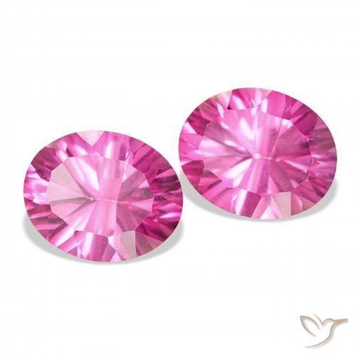 6.11 ct natürliche pink Topas-Edelsteine, Oval, VS