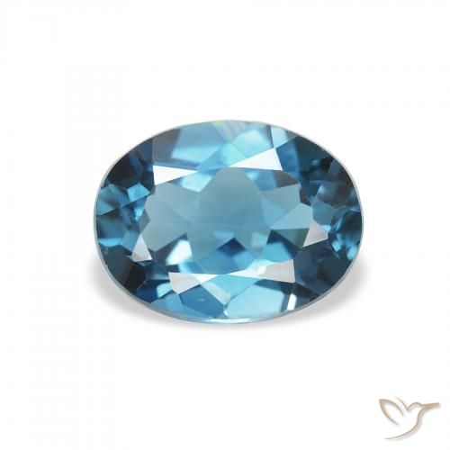1.62ct London Blau Topas, Oval, VVS-VS