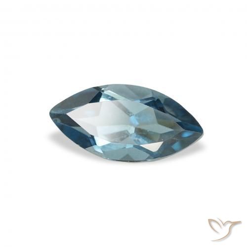 9,17 ctw natürlicher London Blau Topas, Marquise, VS