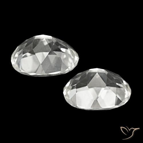 11.70 ct natürliche Warmweiß Topas-Edelsteine, Oval Schliff, VVS-VS