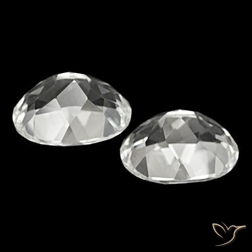 11.87 ct natürliche Warmweiß Topas-Edelsteine, Oval Schliff, VVS-VS