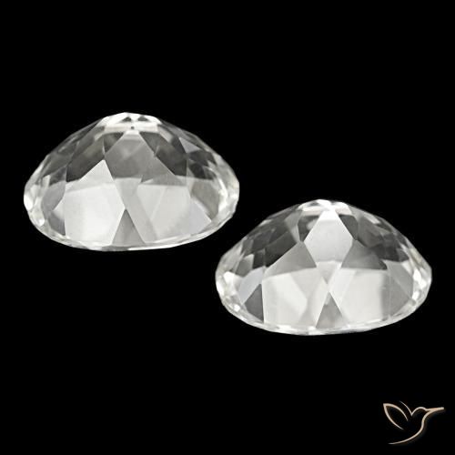 12.08 ct natürliche Weiß Topas-Edelsteine, Oval Schliff, VS