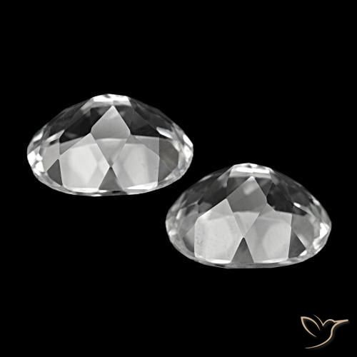 11.72 ct natürliche Klares Weiß Topas-Edelsteine, Oval Schliff, VS