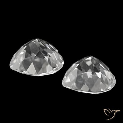 8.21 ct natürliche Weiß Topas-Edelsteine, Herzform, VVS-VS