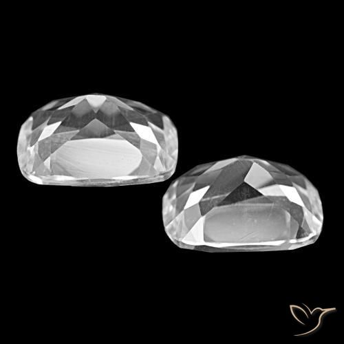 12.10 ct natürliche Weiß Topas-Edelsteine, Kissenschliff, VVS-VS
