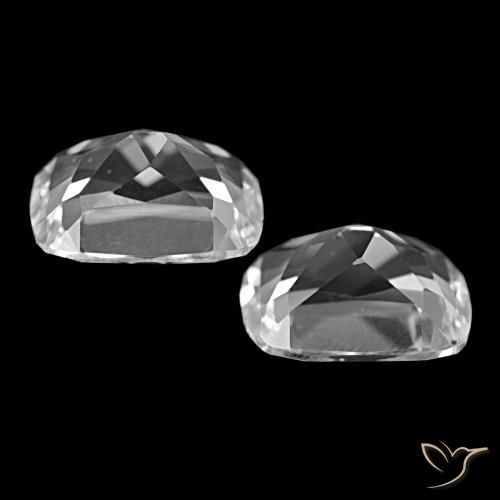 12.20 ct natürliche Klares Weiß Topas-Edelsteine, Kissenschliff, VS