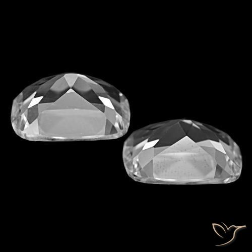 11.96 ct natürliche Klares Weiß Topas-Edelsteine, Kissenschliff, VVS-VS