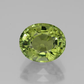 2,76 ctw natürlicher grüner Turmalin, Oval Schliff, VVS