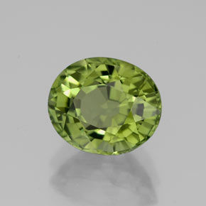 2,76 ctw natürlicher grüner Turmalin, Oval Schliff, VVS