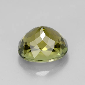 3,90 ctw natürlicher grüner Turmalin, Oval Schliff, VVS-VS