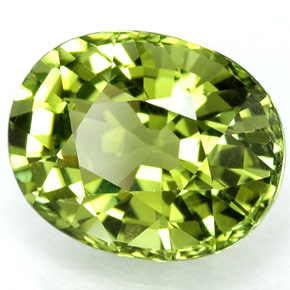 2,13 ctw natürlicher grüner Turmalin, Oval Schliff, VVS