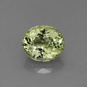 1,84 ctw natürlicher grüner Turmalin, Oval Schliff, VS