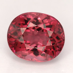 5,16 ctw natürlicher roter Turmalin, Oval Schliff, VVS