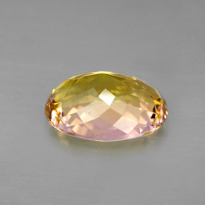 3,94 ctw natürlicher mehrfarbiger Turmalin, Oval Schliff, VVS