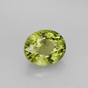 1,40 ctw natürlicher grüner Turmalin, Oval Schliff, VVS