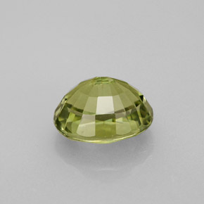 1,40 ctw natürlicher grüner Turmalin, Oval Schliff, VVS